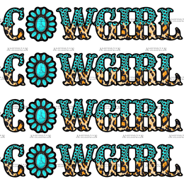 Cowgirl DTF Transfer