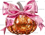 Cancer Pumpkin Bow-1 DTF Transfer