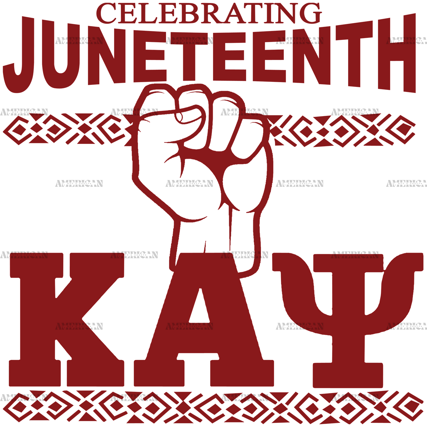 Celebrating Juneteenth KAI DTF Transfer