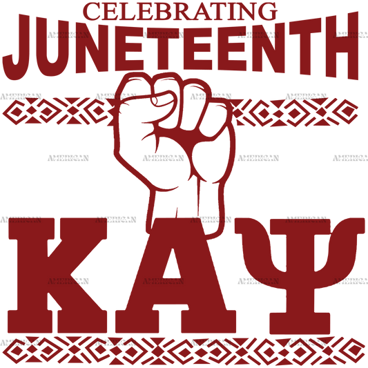 Celebrating Juneteenth KAI DTF Transfer