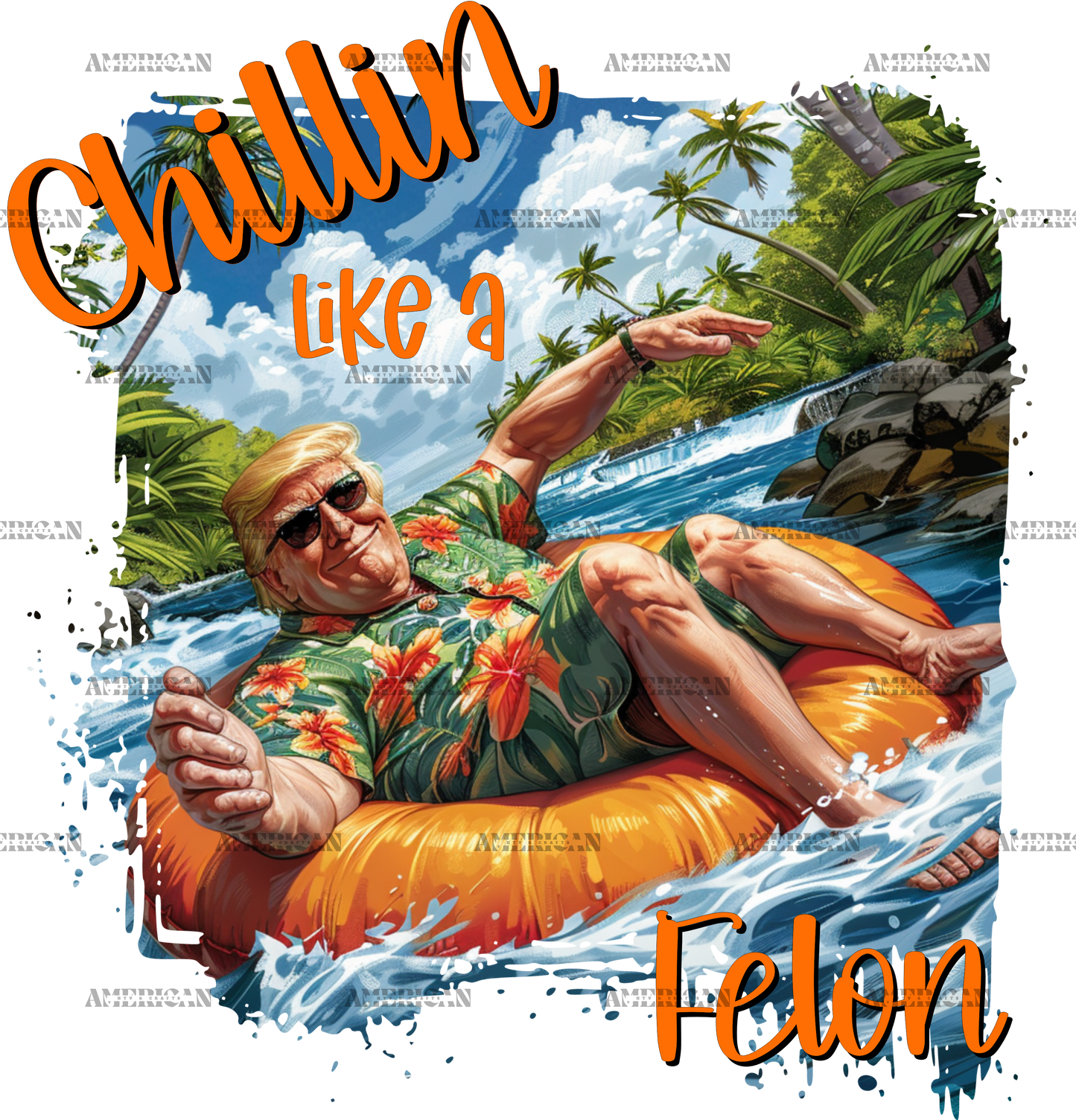 Chillin Like A Fellon DTF Transfer