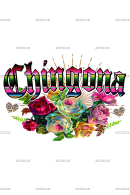 Chingona Serape Print Dtf Transfer