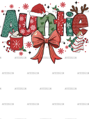 Christmas Auntie DTF Transfer