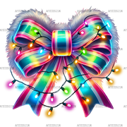Christmas Bow-3 DTF Transfer