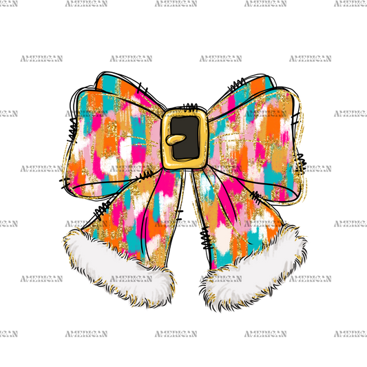 Christmas Bow-6 DTF Transfer