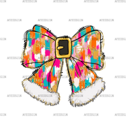 Christmas Bows-6 DTF Transfer