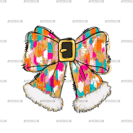 Christmas Bows-6 DTF Transfer