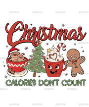 Christmas Calories Don't Count DTF Transfer