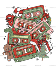 Christmas Catset-1 DTF Transfer