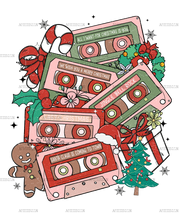 Christmas Catset-2 DTF Transfer