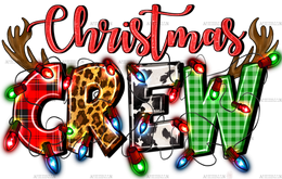 Christmas Crew Lights DTF Transfer