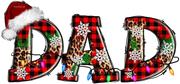 Christmas Dad DTF Transfer