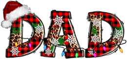 Christmas Dad DTF Transfer