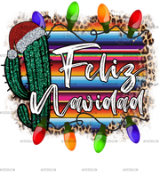 Christmas Feliz Navidad DTF Transfer