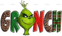 Christmas Grinch DTF Transfer