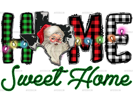 Christmas Home Sweet Home DTF Transfer