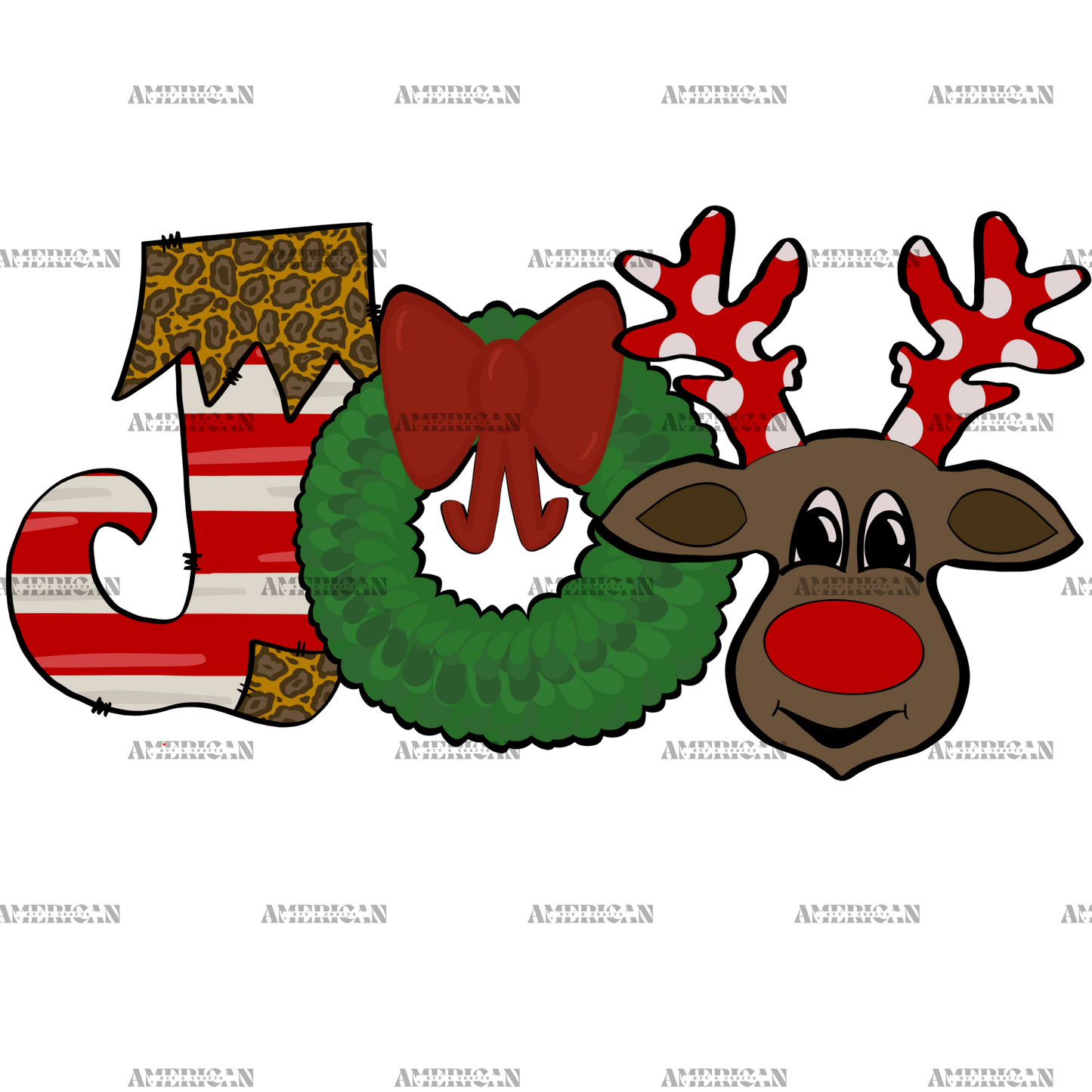 Christmas Joy DTF Transfer