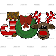 Christmas Joy DTF Transfer