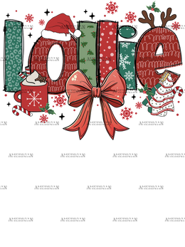 Christmas Lollie DTF Transfer