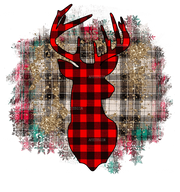 Christmas Reindeer DTF Transfer