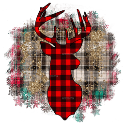 Christmas Reindeer DTF Transfer