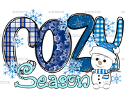 Christmas Snowman Cozy Season DTF Transfer