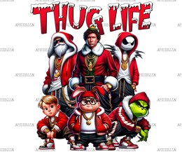 Christmas Thuglife-1 DTF Transfer