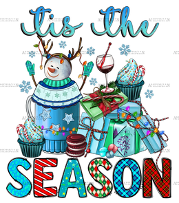 Christmas Tis The Season Winter DTF Transfer