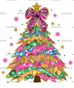 Christmas Tree-6 DTF Transfer