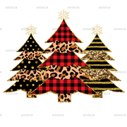 Christmas Trees-4 DTF Transfer