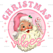 Christmas Vibes Santa-1 DTF Transfer
