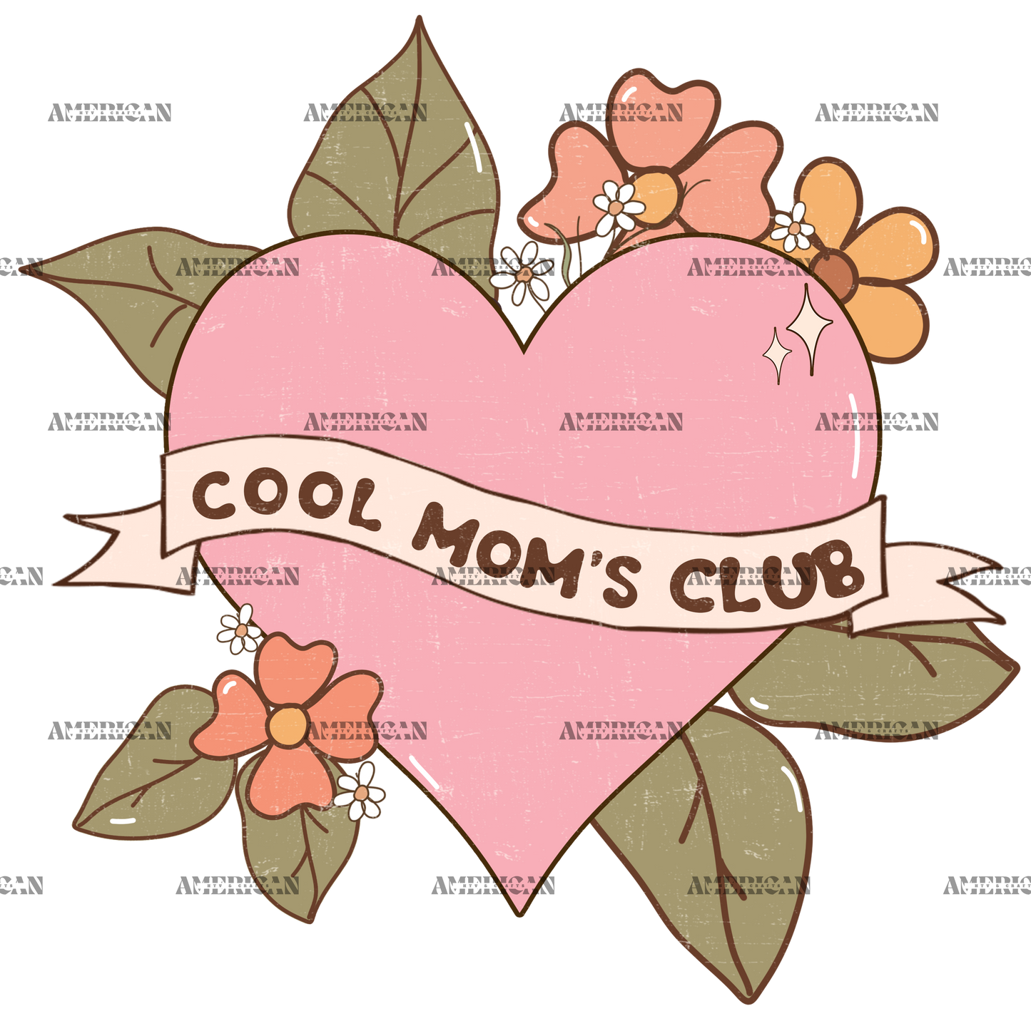 Cool Moms Club  DTF Transfer
