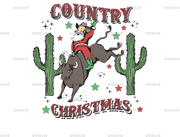 Country Christmas DTF Transfer