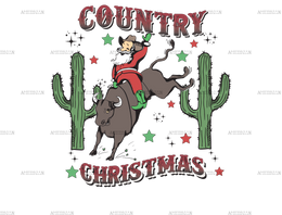 Country Christmas DTF Transfer