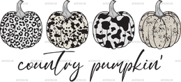 Country Pumpkin DTF Transfer