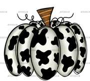 Cow Pumpkin DTF Transfer