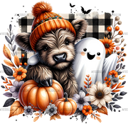 Cow With Boojee DTF Transfer