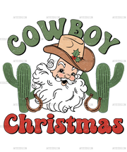 Cowboy Christmas-1 DTF Transfer