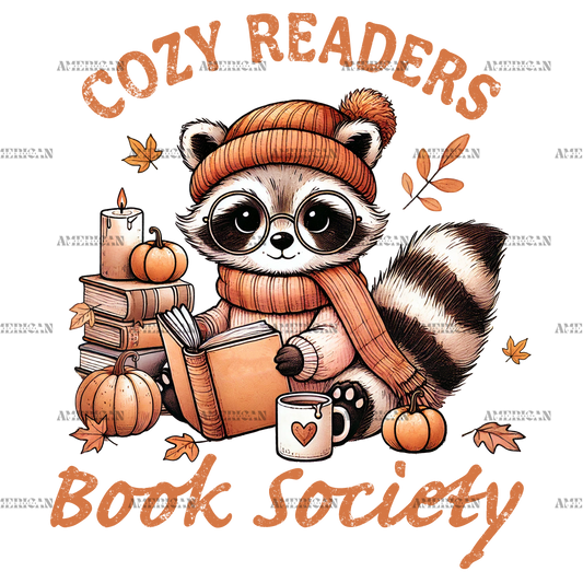 Cozy Readers Book Society DTF Transfer