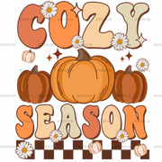Cozy Season Pumpkin DTF Transfer