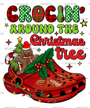 Crocin Around The Christmas Tree DTF Transfer