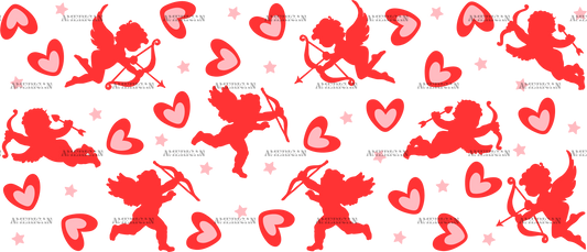 Cupid Heart Red UV DTF Transfer