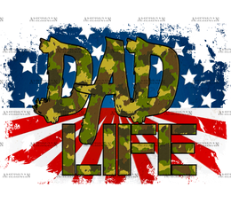 Dad Life-1 DTF Transfer