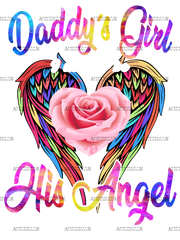 Daddy's Girl I Used To Be His Angel DTF Transfer