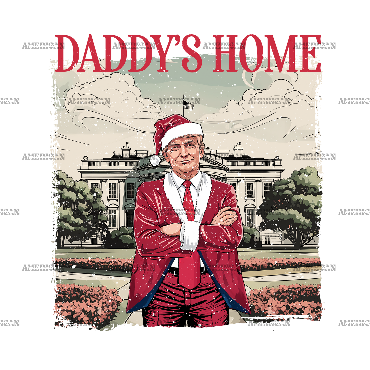 Daddy's Home Trump-3 DTF Transfer