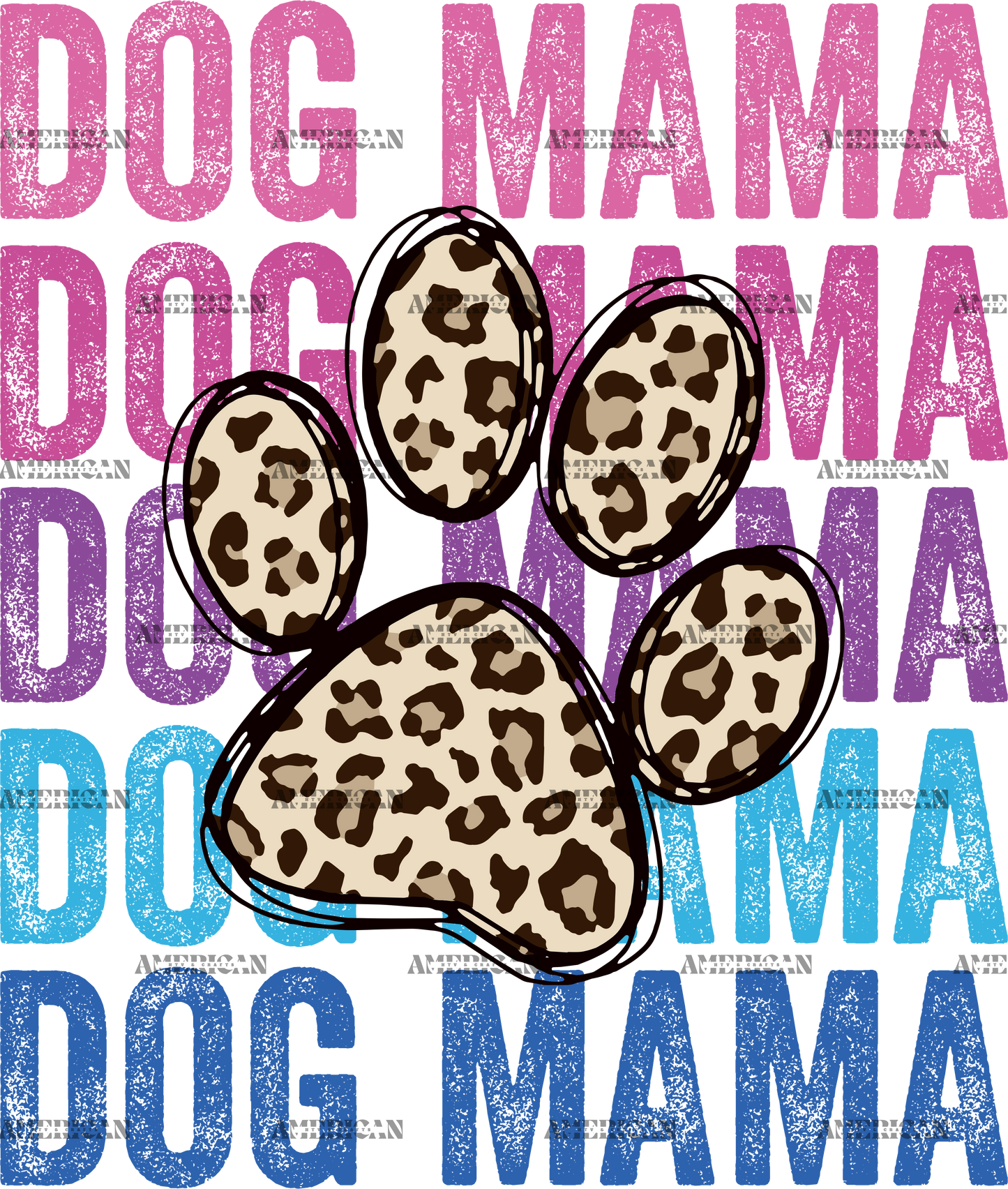 Dog Mama DTF Transfer