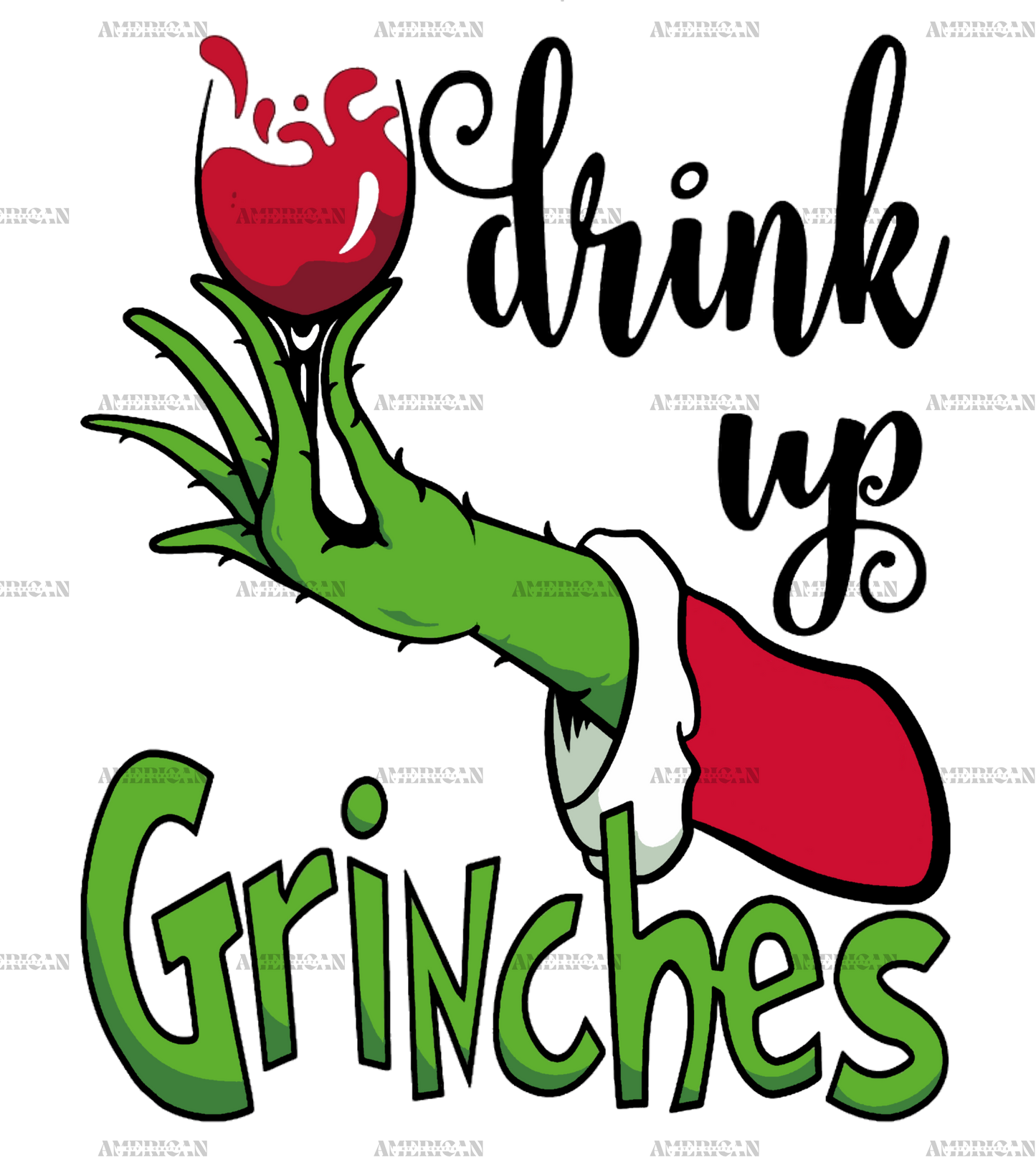 Drink Up Grinches-1 DTF Transfer