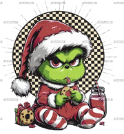 Eating Baby Grinch DTF Transfer