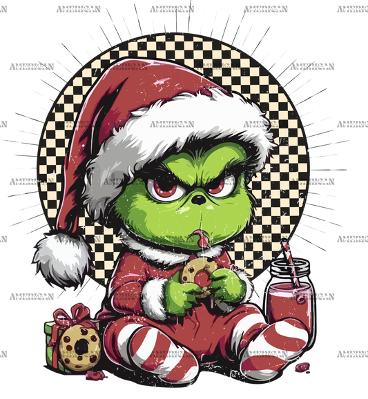 Eating Baby Grinch DTF Transfer