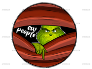 Ew People Circle DTF Transfer